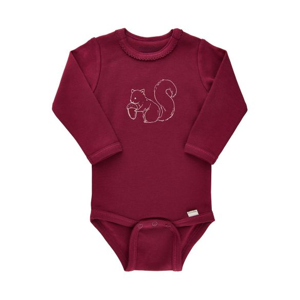 Cranberry Squirrel Bodysuit