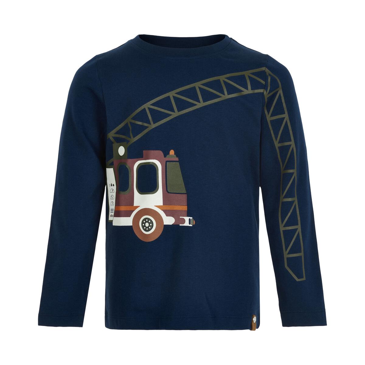 Fire Engine Tee: Navy