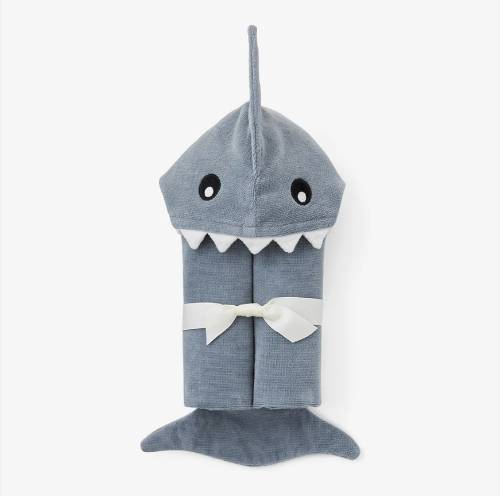 Slate Shark Hooded Bath Towel