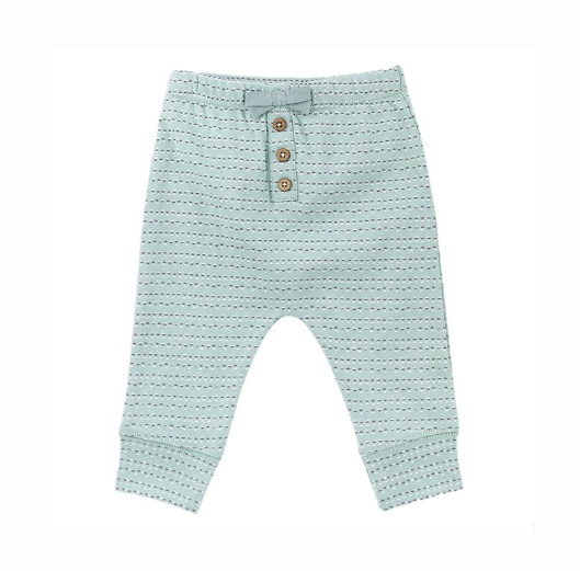 Baby Girl Ruffle Pant: Ice Blue