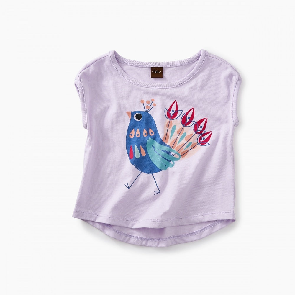 Peacock Graphic Baby Tee