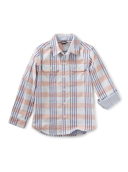 Plaid Button Up: Lund Plaid