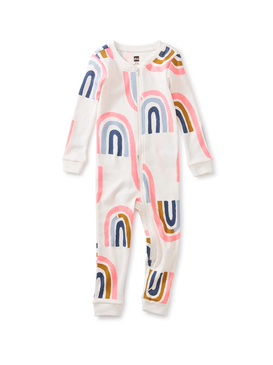 Zip Front Rainbow PJs