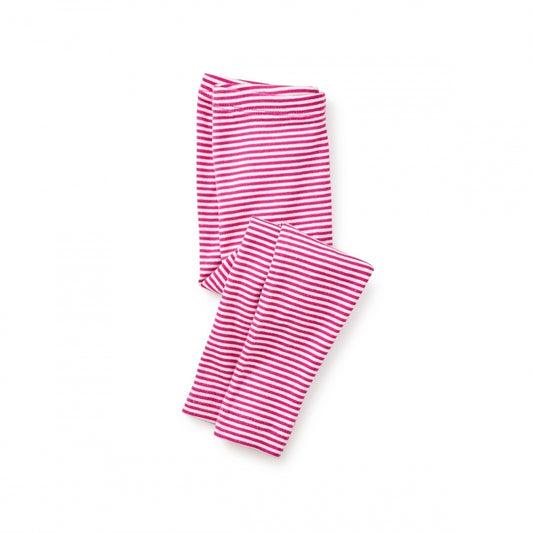 Striped Baby Leggings- SHOCKING FUSCHIA