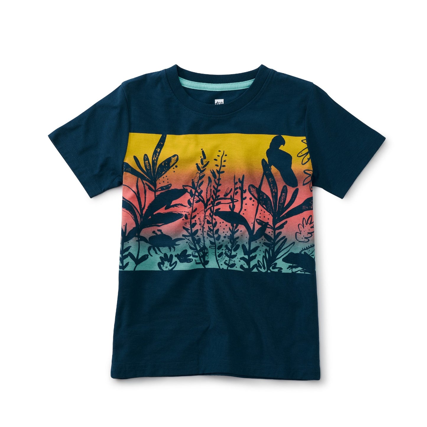 Negroni Jungle Tee: Bedford Blue