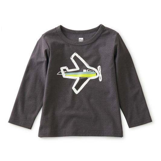 Take Flight Glow Graphic Tee: Pepper