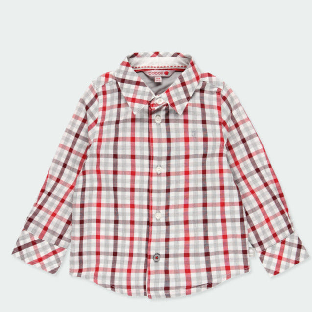 Poplin shirt check Checks for  boy