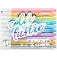 Color Lustre Metallic Brush Markers