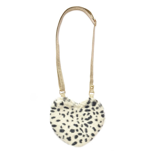 Snow Leopard Heart Bag