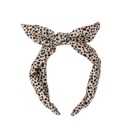 Luna Leopard Tie Headband