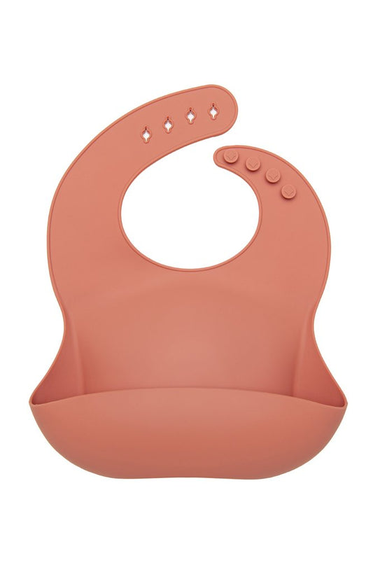 Silicone Bib - Terra Cotta