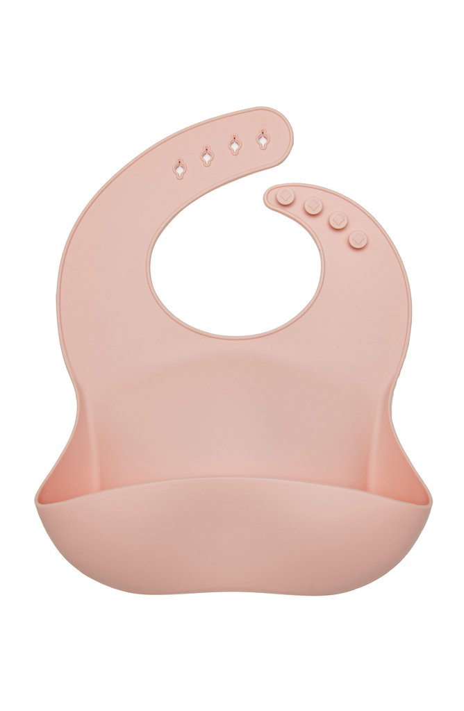 Silicone Bib - Pink Quartz