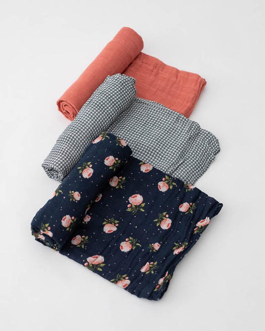 Midnight Rose Swaddle Set