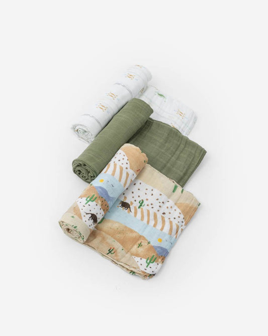 Desert Hills Muslin Swaddle Blanket Set