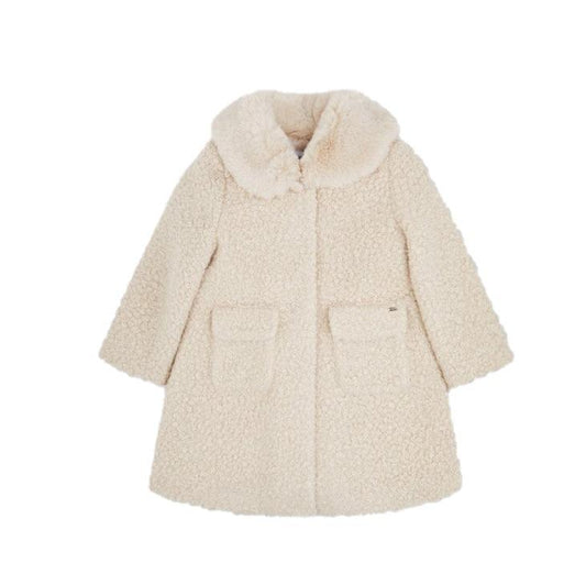 Almond Shearling coat