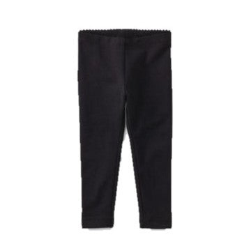 Solid Baby Leggings: Jet Black