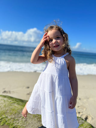 white beach dresses for little girls