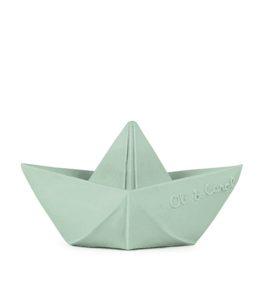 Mint Origami Boat Bath Toy