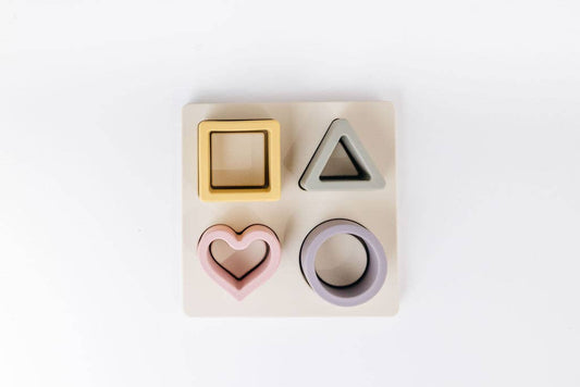 Silicone Shape Puzzle-Mauve