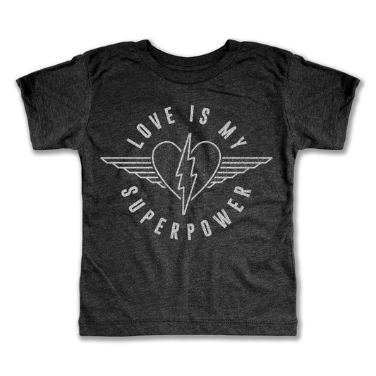 Love Is My Superpower Boys Tee