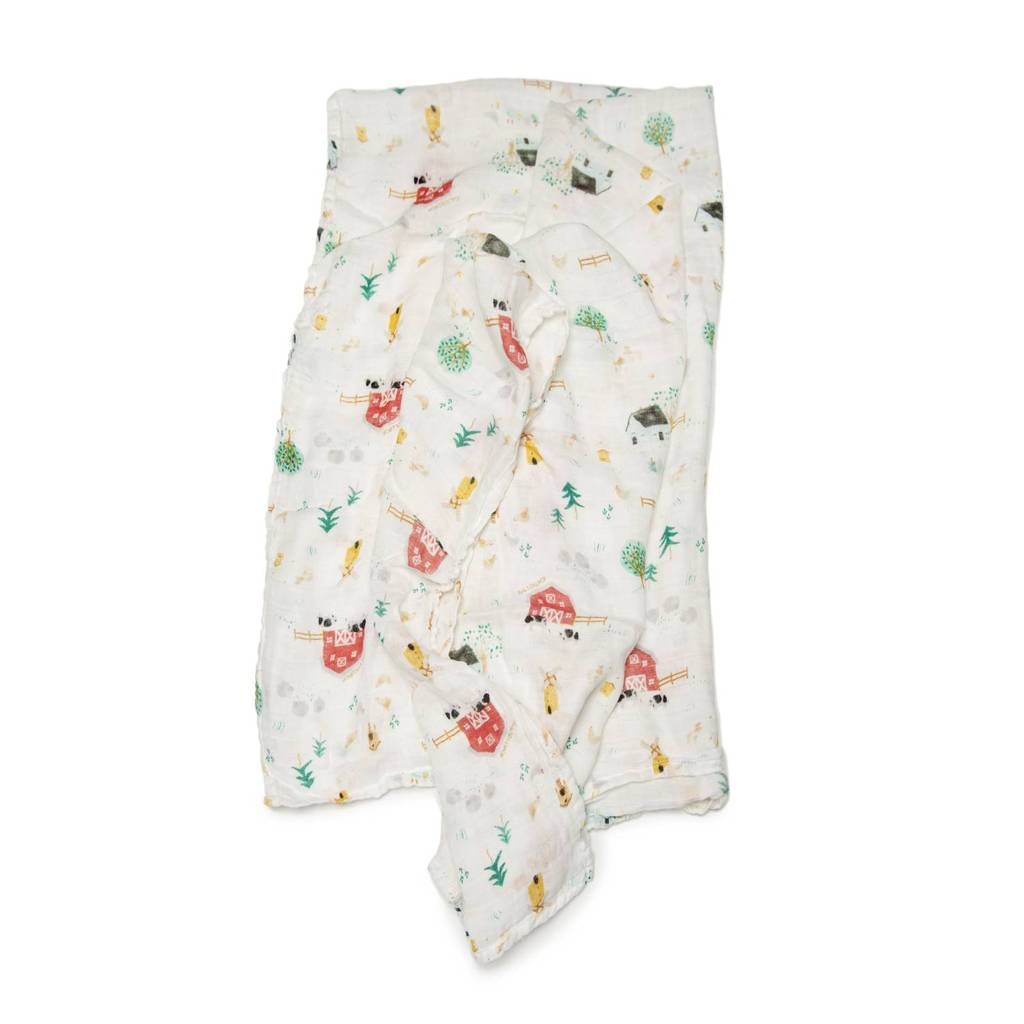 Farm Animals Single Swaddle