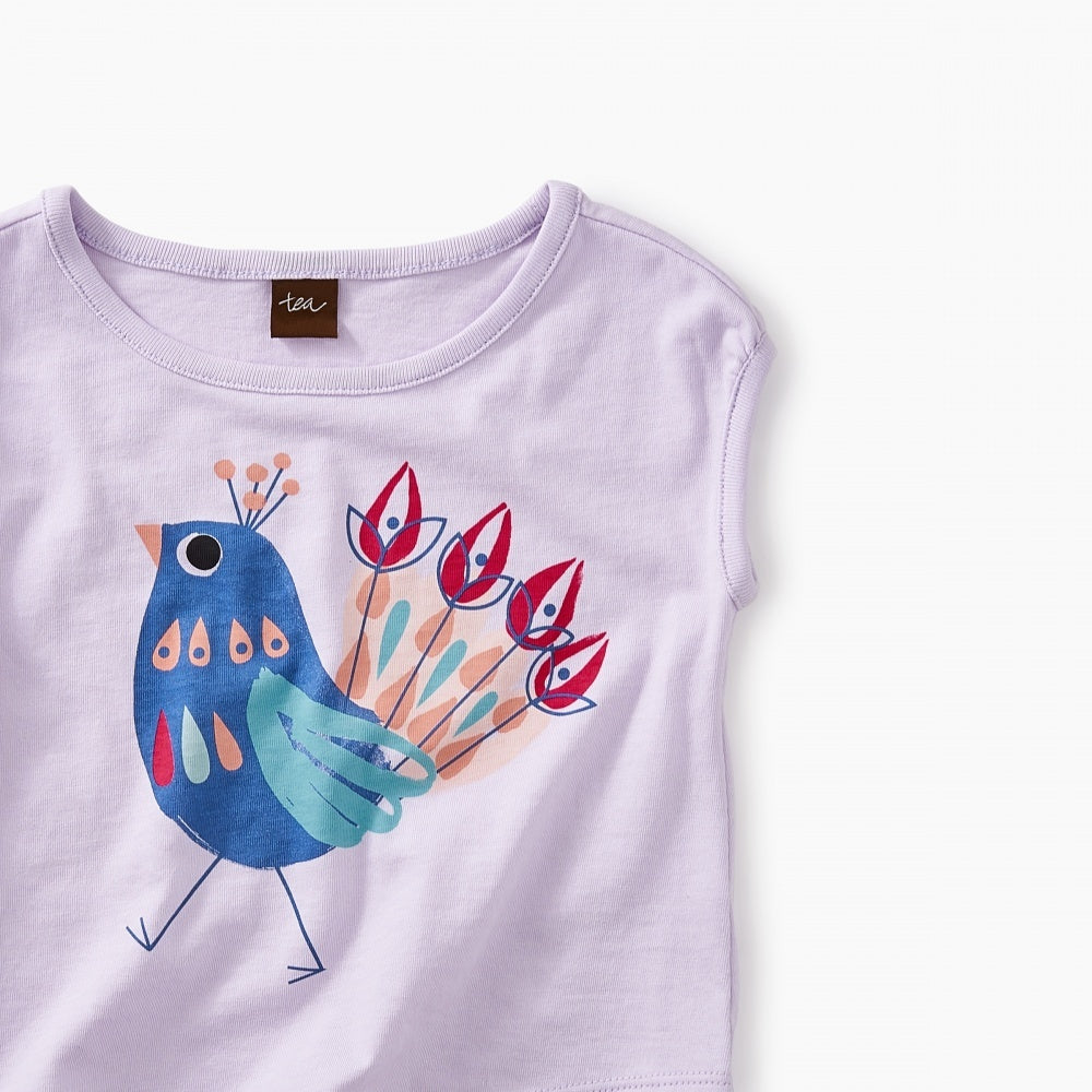 Peacock Graphic Baby Tee