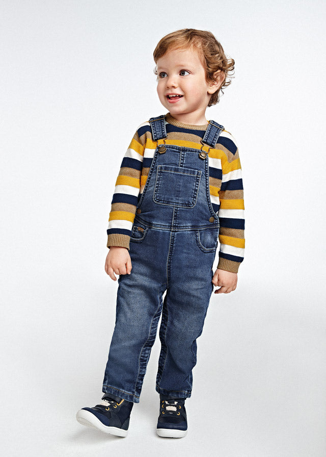 Medium Soft denim overalls